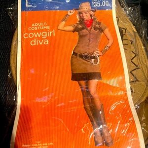 Cowgirl Halloween Costume Size Large